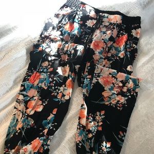 Floral Joggers